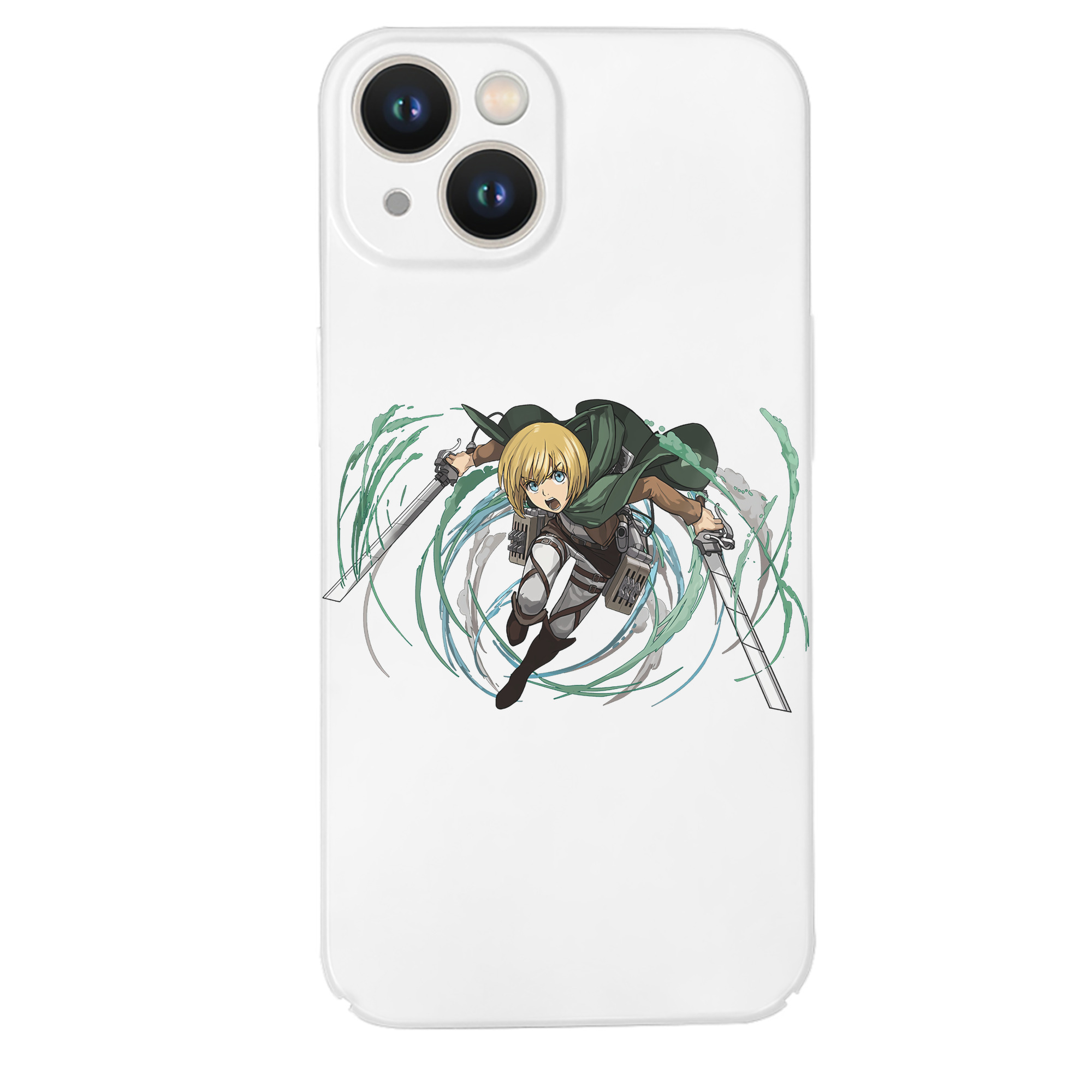 （画像用） 進撃の巨人 アルミン·アルレルト Attack on Titan Armin Arlert 【iPhone 14シリーズ対応】ハードケース